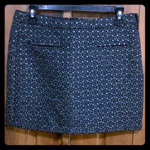 Silver and black skirt